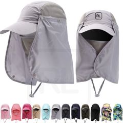 Fishing Cap Sun Protection With Face and Neck Flap Cover