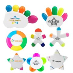 Five Colors Highlighter Marker Pen