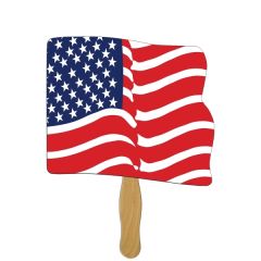 Flag Hand Fan Full Color