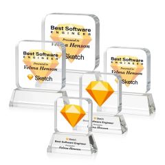 Flamborough Vividprint Award On Base - Clear