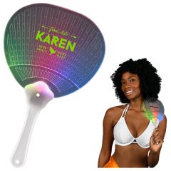 Flashing Fancy Fan With LED Lights