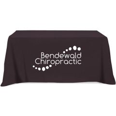 Flat 3-Sided Table Cover - Fits 6 Foot Standard Table