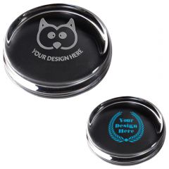 Flat Round Paperweight