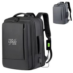 Flight Approved Expandable Laptop Travel Backpack Carry On