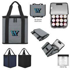 Flip 'n Chill rPET 24 Can Foldable Cooler Bag