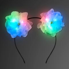Flower Ears Color Change LED Headband