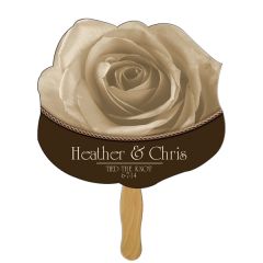 Flower Hand Fan Full Color 1 Side