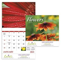 Flowers 2024 Stapled Calendar
