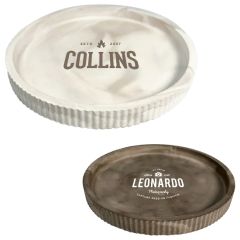 Fluted Round Tray - Stoneware Collection