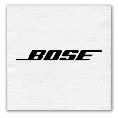 Foil Stamped 1-Ply White Beverage Napkin, Linen Emboss, FSC