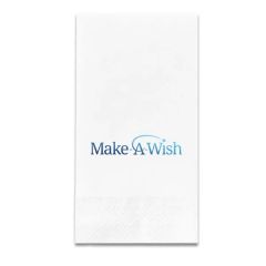 Foil Stamped 3-Ply White Hand Towel