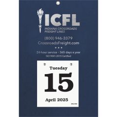 Foil Stamped Daily Date Calendar - Medium Datepad