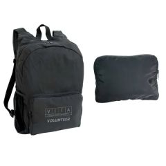 Foldable Backpack W/ Zippered Front Pocket