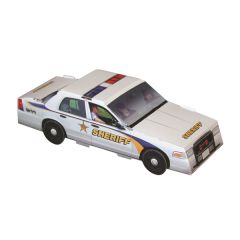 Foldable Die-Cut Sheriff Car, Full Color Digital
