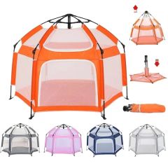 Foldable Pop Up Play Tent Baby Playpen Play Mat
