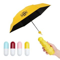 Foldable Umbrella Wiht Capsule Case