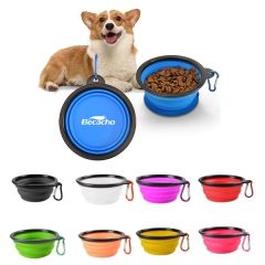 Folding Bowl With Carabiner Hook
