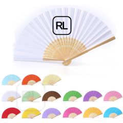 Folding Paper Bamboo Hand Fan