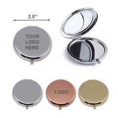 Folding Round Travel Makeup Mirror
