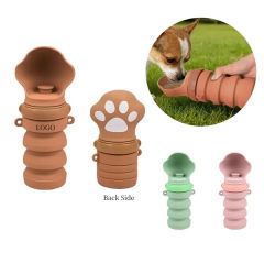Food Grade Silicone Spill Proof Foldable Puppy Water Bottle