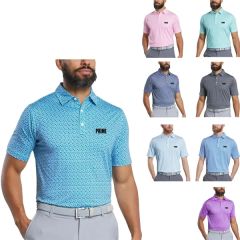 Footjoy Men's Allover Floral Print Polo