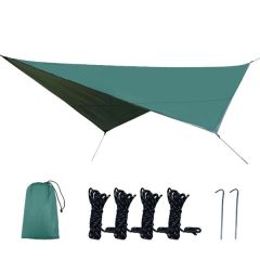 Four Corners Diamond Shape Camping Tent Tarp
