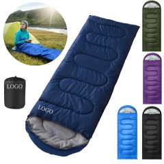 Four-Season Waterproof Sleeping Bag With Hollow Cotton Fill