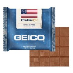 Freedom250 Flow Wrapped 6 Oz Chocolate Bar