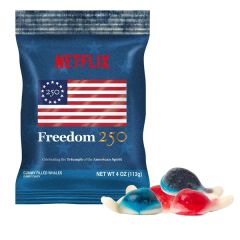Freedom 250- 4 Oz Digibag-Gummy Filled Whales