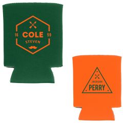 Fria Polyester Insulated Can Cooler - Heat Transfer