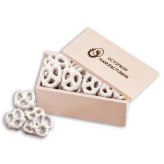 Frosted Pretzels In Wooden Collector's Box