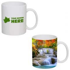 Full Color 11 Oz. Sublimated Ceramic Mug