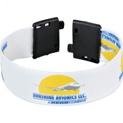 Full Color 1 Inch Wristband W/ Clip