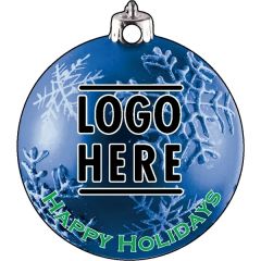 Full Color Acrylic Ornaments - Bulb 3 - Blue