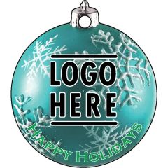 Full Color Acrylic Ornaments - Bulb 3- Light Blue