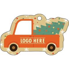 Full Color Acrylic Ornaments - Truck With Tree
