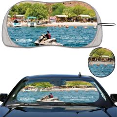Full Color Bleed Patented Single Loop Sun Shade