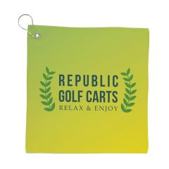 Full Color Cooling Golf Towel - Small