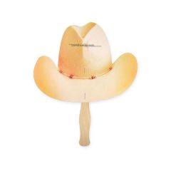 Full Color Cowboy Hat Sandwich Fan