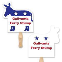 Full Color Donkey Shape Sandwich Fan