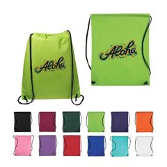 Full Color Drawstring Cinch Up Backpack