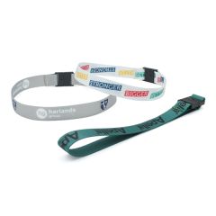 Full Color Dye Sublimation Printed Fabric Wrisband