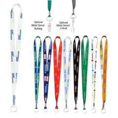 Full Color Imprint Smooth Dye-Sublimation Lanyard - 3/4 Inch