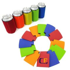 Full Color Imprint Soft Insulated Beer Can Sleeves