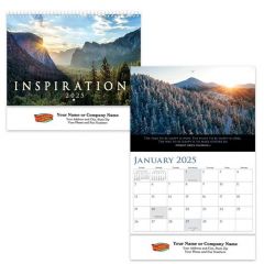 Full Color Inspirations Spiral Wall Calendar
