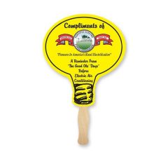 Full Color Lightbulb Shape Sandwich Fan