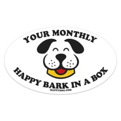Full Color Oval Box Sticker 3 Inch X 5 Inch