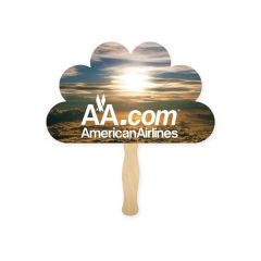 Full Color Peacock Shape Sandwich Fan