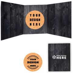Full-Color Post Card With Round Coaster