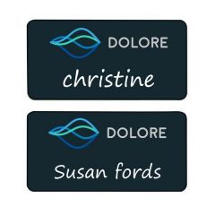 Full-Color Rectangular Name Tag